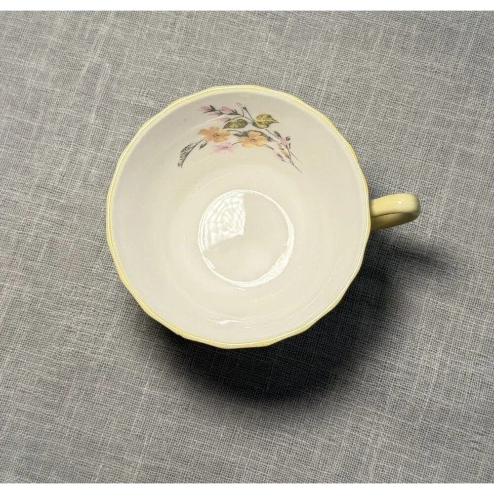 Vintage Floral Fine Bone China Teacup Royal Sutherland England